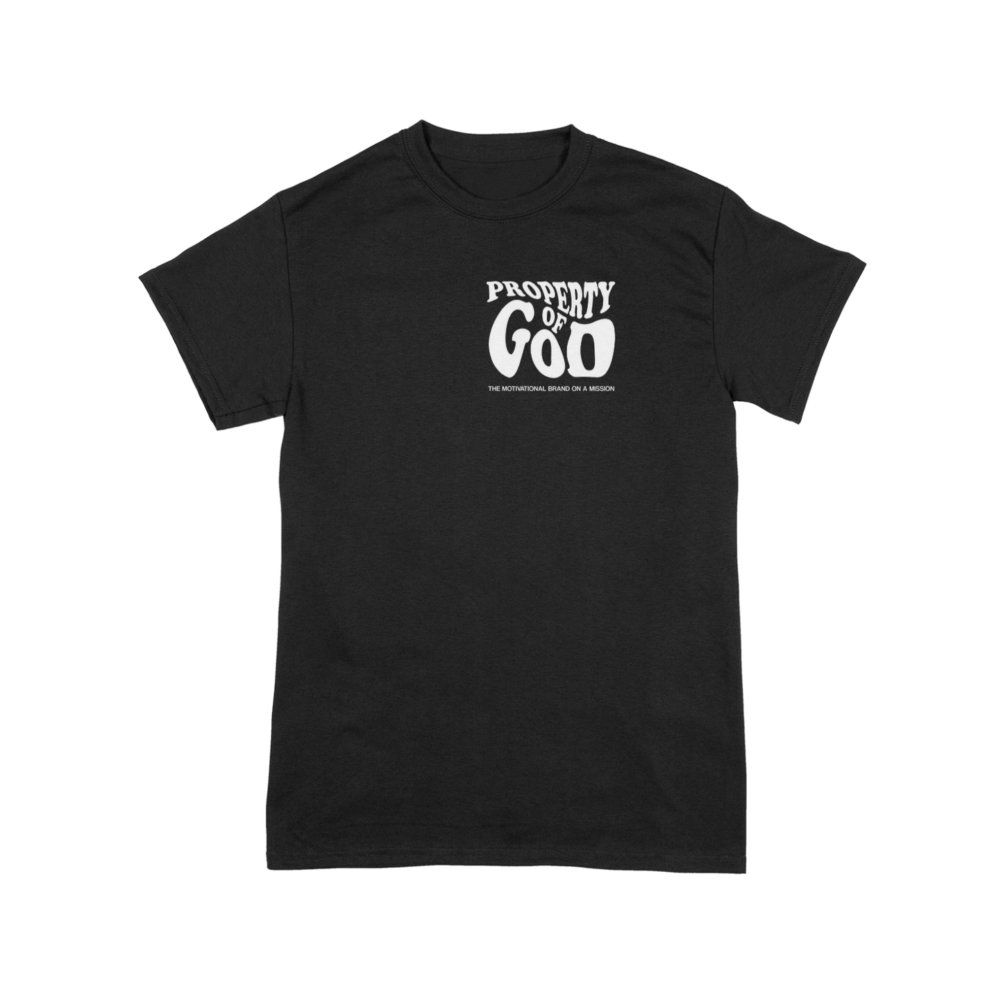 New POG Retro T-Shirt- Black/White