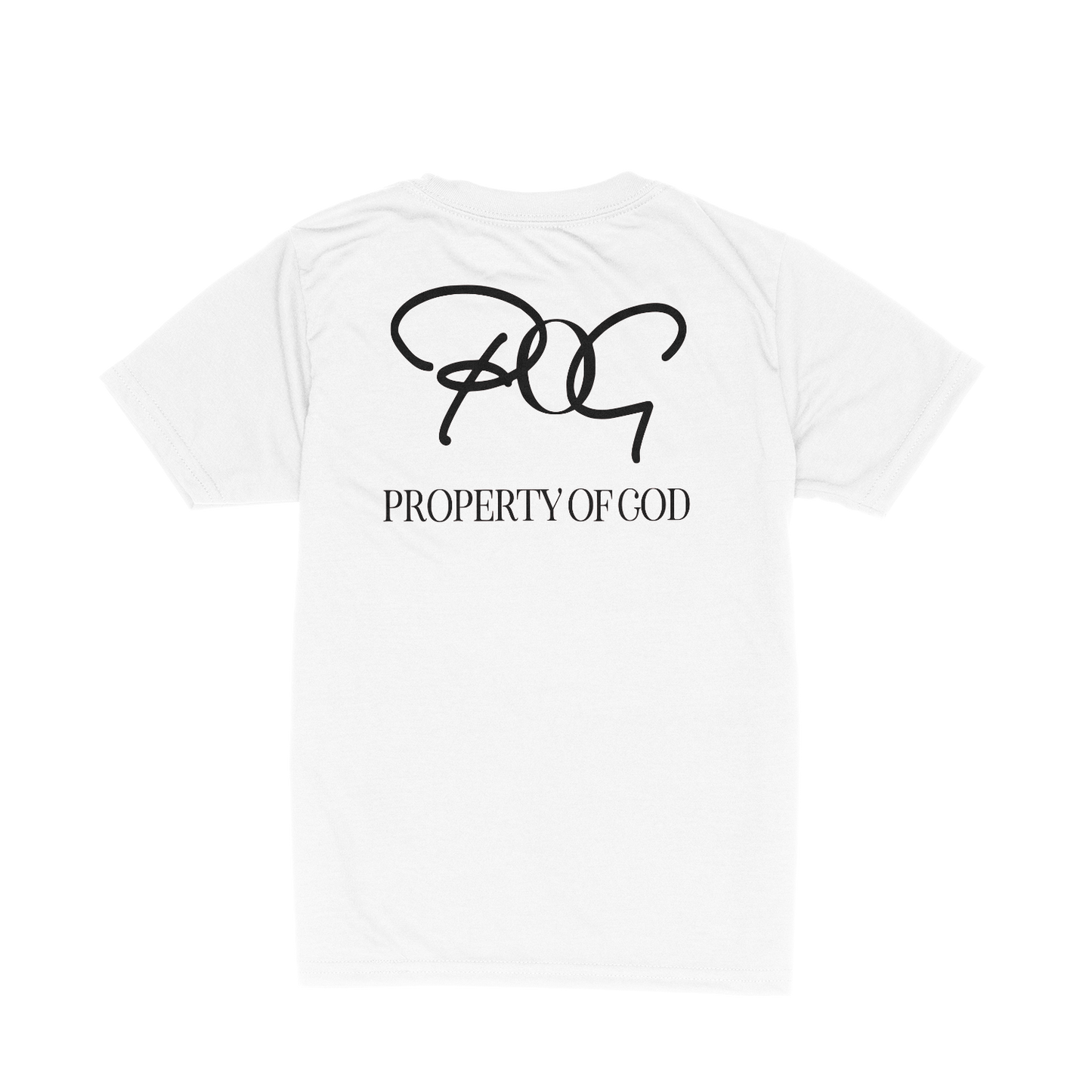 POG Kids Signature  T-Shirt- White