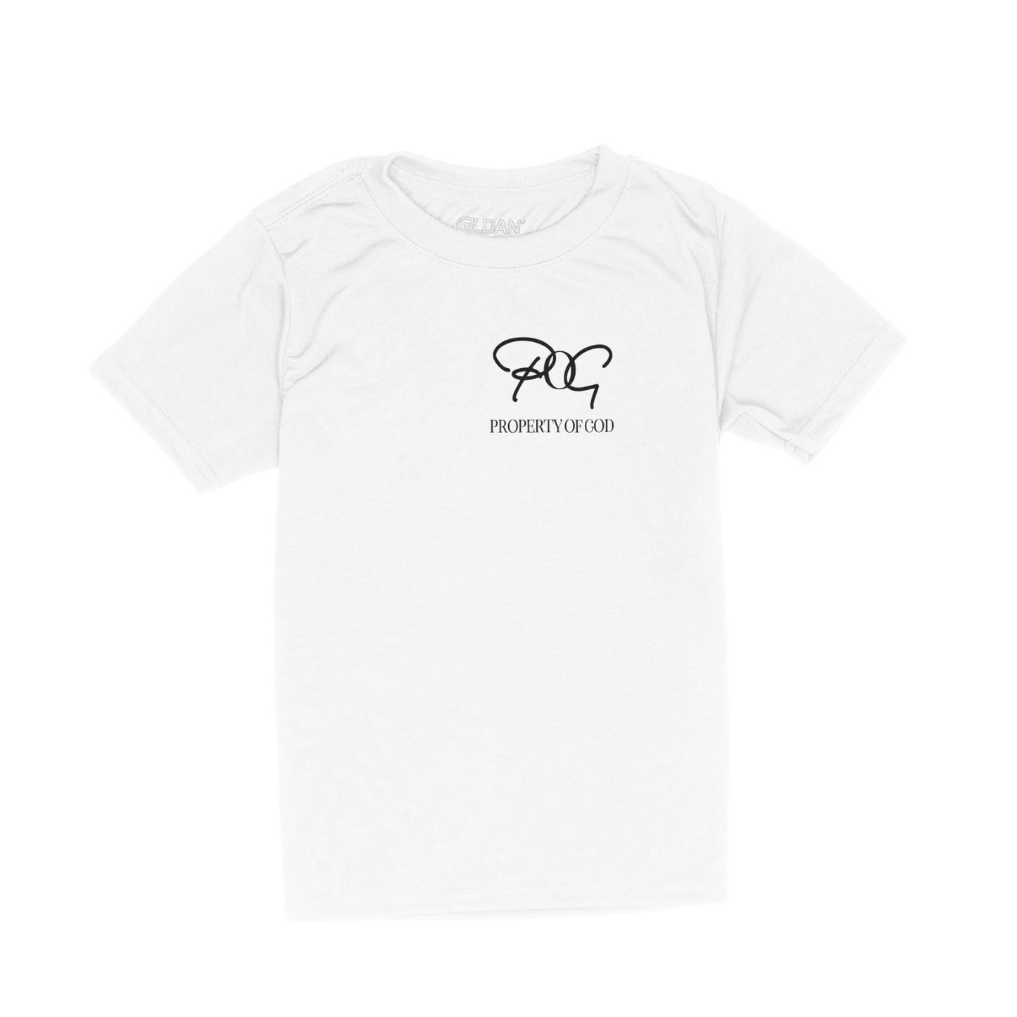 POG Kids Signature  T-Shirt- White